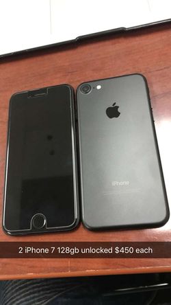 iPhone 7 Jett black & Matt black