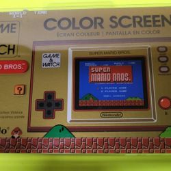 Super Mario Bros Game And Watch 2020 35th Anniversary Nintendo Handheld