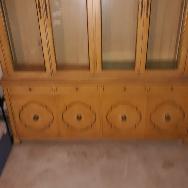 China and Silver Ware Cabinet