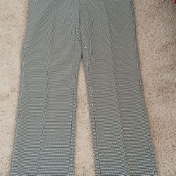 Women's Sz 4 Black & White Dress Pants 