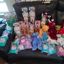 Vintage Beanie Baby Collection And Teenie Beanie Babies