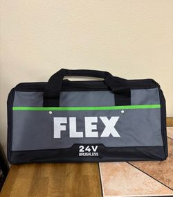 FLEX 24V Brushless Drill/Driver Portable Tool Bag Approximately 18”x 12”x 9” Medium