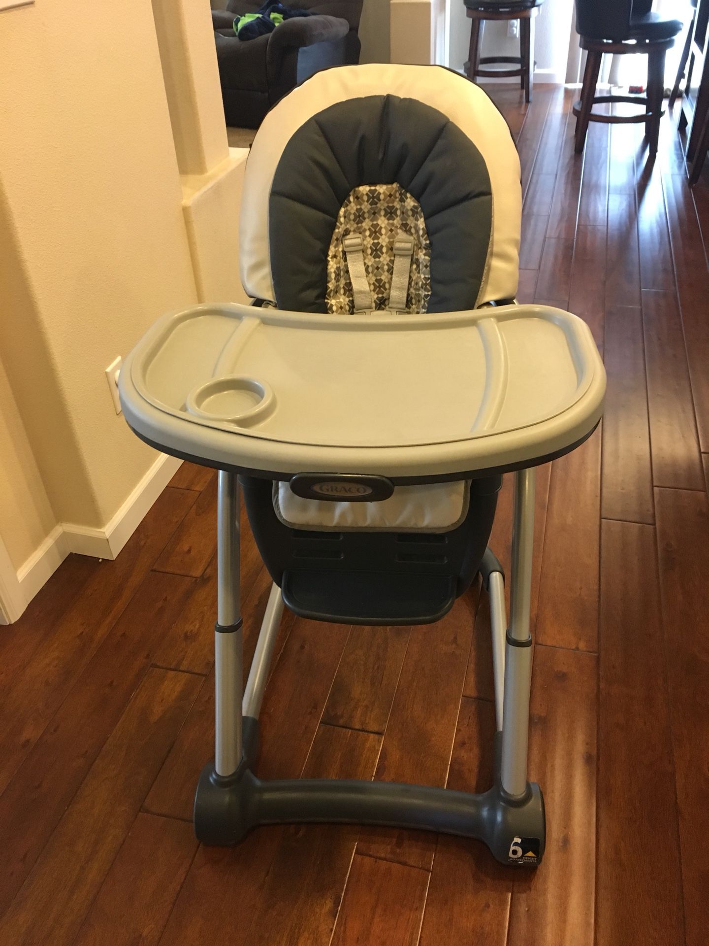 Grace Blossom 6-in-1 Convertible High Chair, and Extra Booster!