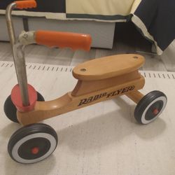 Vintage Radio Flyer Small Kids 4 Wheel Scooter 