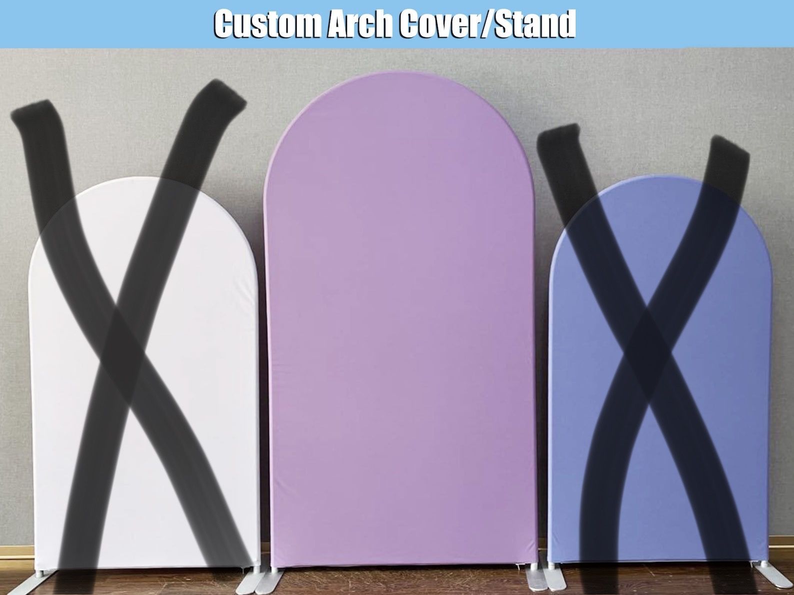 Purple CARDBOARD arch