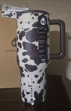 New with tag 40oz stainless steel cow print Frontier limited edition Hydrojug