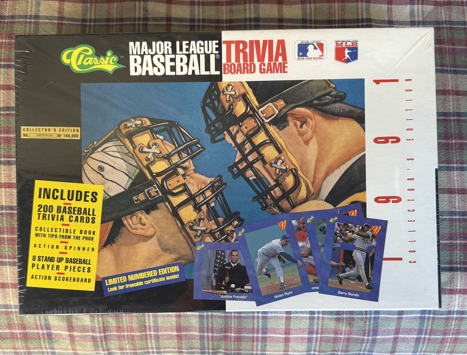 Major League Baseball Trivia Board Game (New)