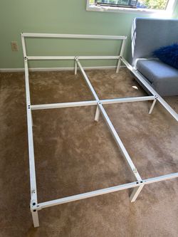 FREE Full bed frame - IKEA Grimsbu white
