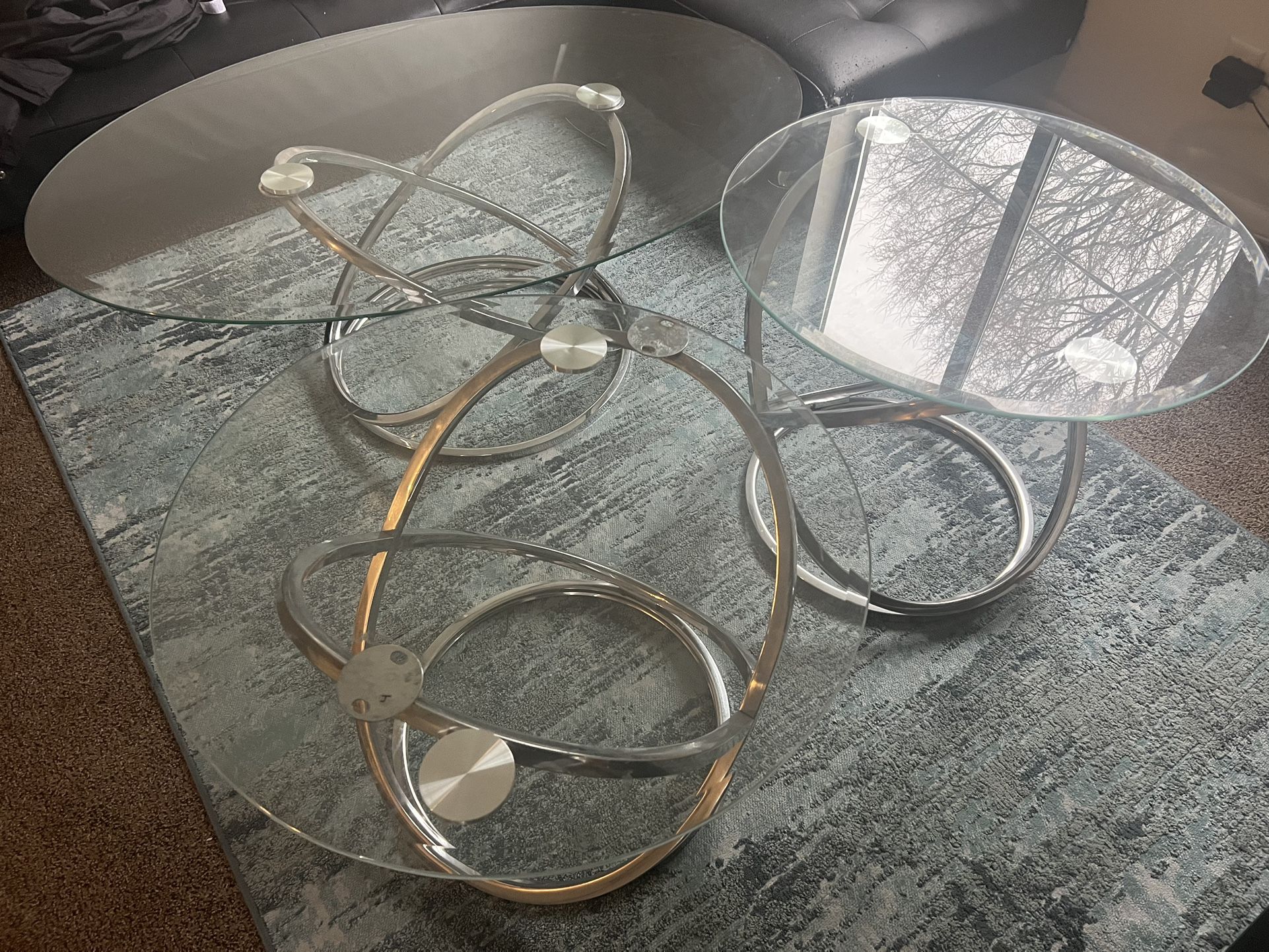 Glass Table Set