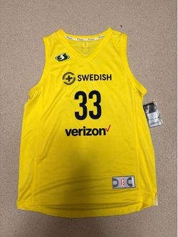 Seattle Storm yellow basketball jersey, Size M