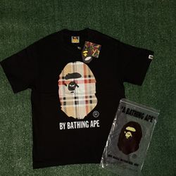 Black Bape X Burberry T Shirt 