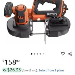 Ridgid 18v Sub Compact Bandsaw