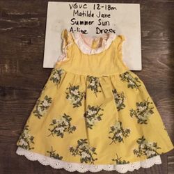 VGUC 6-12 Matilda Jane Summer Sun Dress