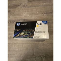 HP 648A CE262A Yellow Toner Print Cartridge Sealed, New #1
