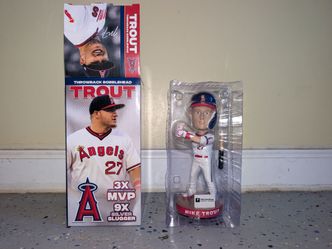 Mike Trout Throwback Bobblehead