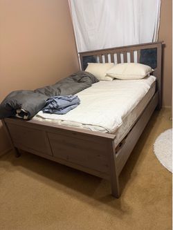 ***Queen Bed Frame + Mattress***
