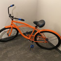 NEW Orange Cruiser Bike