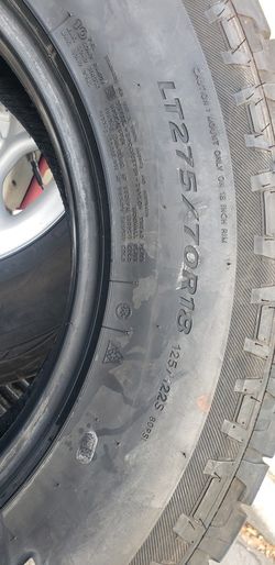 (3) 275 70 18 Tires 