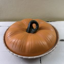 Lillian Vernon Pumpkin Pie Dish