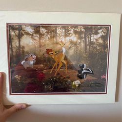 Disneys Bambi Lithograph