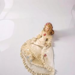 Vintage porcelain victorian doll