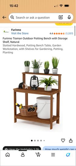 Potting bench
