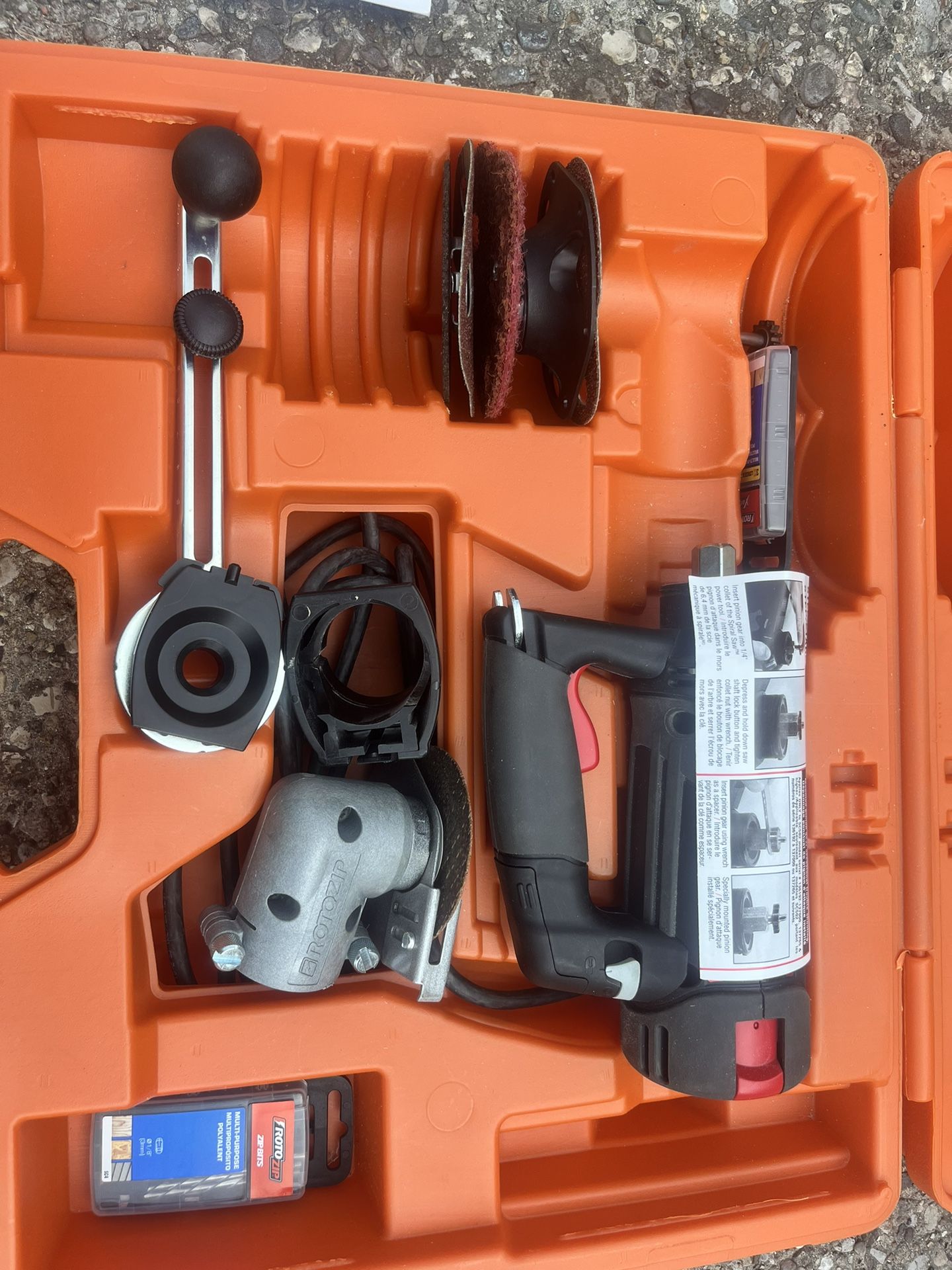 Rotozip Spiral Saw With Case