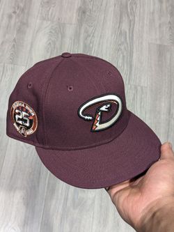Size 7 1/2 Arizona Diamondbacks Hatclub Exclusive Plum Merlot New Era