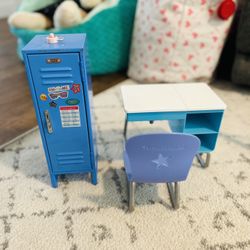 AG Doll Desk And Looker 