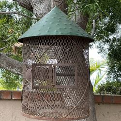 Bird Cage - Yard Art Outdoor Decorative 