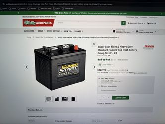 Golf Cart Set Super Start Fleet Heavy Duty Group-2J