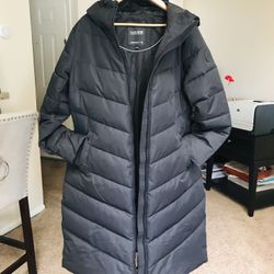 Black Parka womens XL New