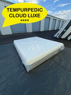 NEW TEMPURPEDIC CLOUD LUXE MATTRESS CAL KING SIZE
