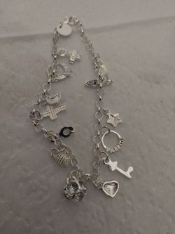 Pulsera de la suerte  real Plata 925