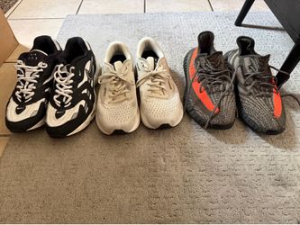 3 pairs of shoes