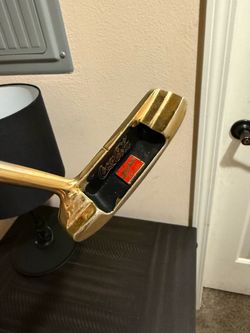 Sutter's Mill Mallet Putter Right-Handed Gold Finish Black Shaft/Grip Reg