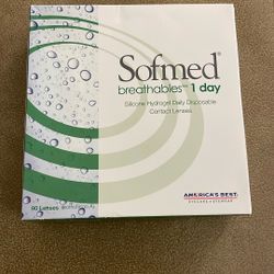 Sofmed Breathables 1 Day Contact Lenses (90 Pack) – -2.25 Power