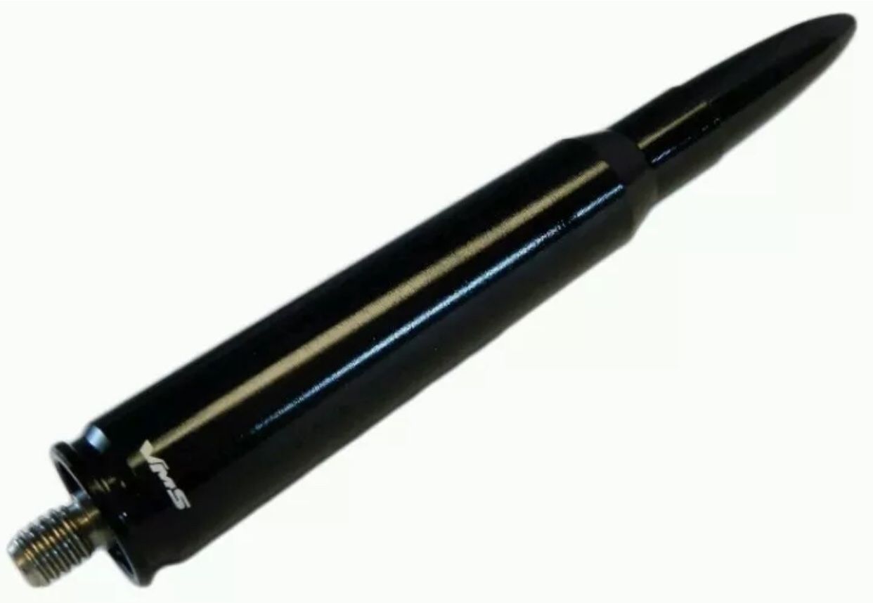 50 Caliber Bullet Antenna Dodge Ram F150 Toyota Tacoma Tundra Nissan Titan Frontier F250 F350 FJ Cruiser