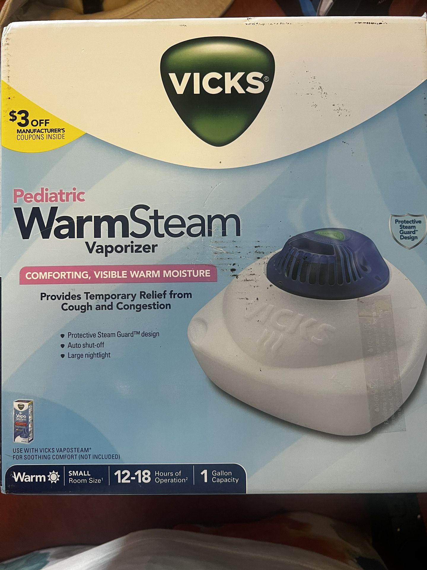 Vicks Pediatric warm Steam Vaporizer