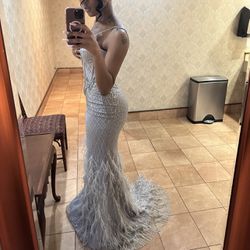 Silver Mermaid Dress