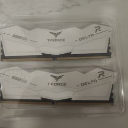 T-Force Delta R 16Gb DDR5 Ram RGB White Super Low Price $140