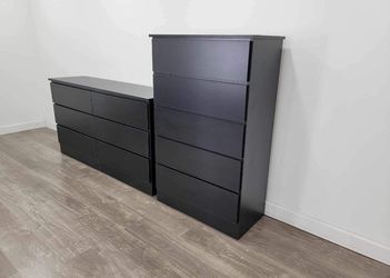 Modern Dresser – 6 Drawers – Matte or Glossy – FREE Delivery  