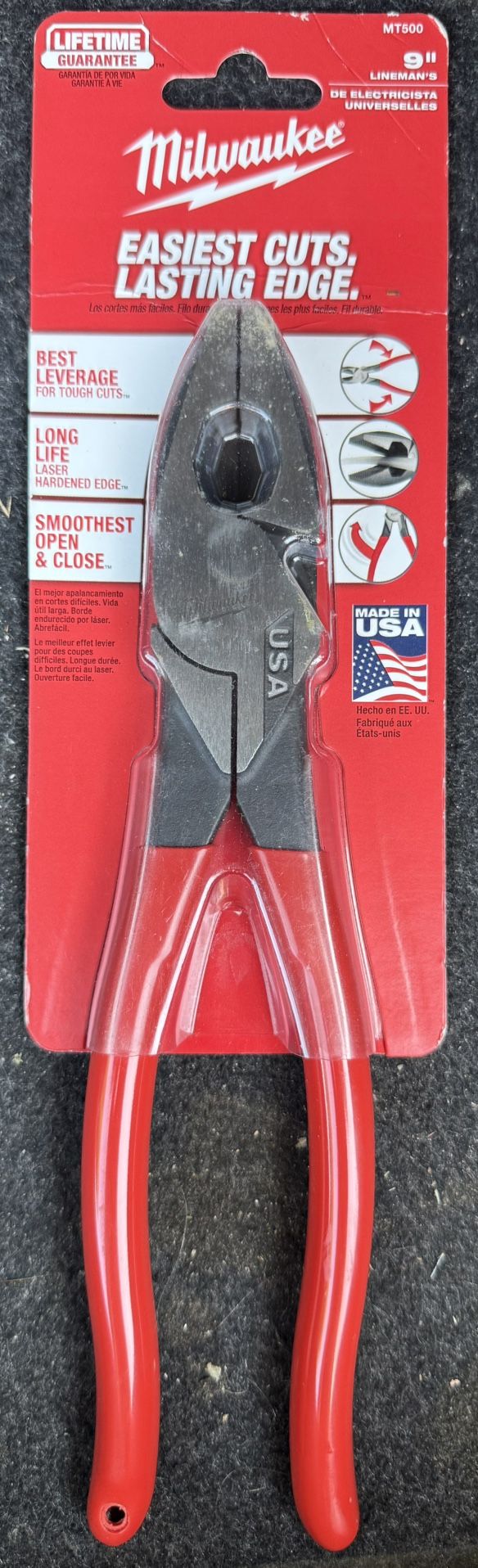 9” Milwaukee Lineman Pliers
