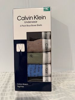 Calvin Klein Boys Boxer Briefs 6-Pack XL