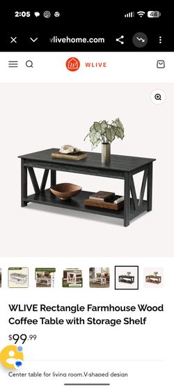 BRAND NEW UNASSEMBLED BLACK  COFFEE TABLE