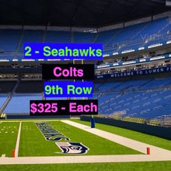Seahawks Colts Tickets 