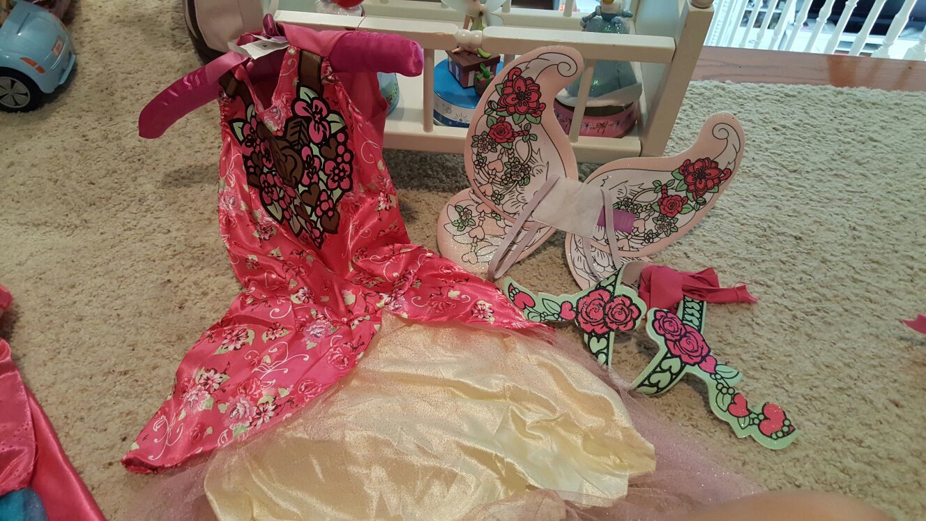 Barbie Rose princess never worn size 4/6x