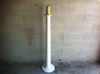 Giant Candlestick Shabby Chic
