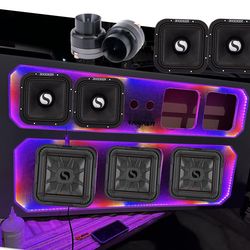 NEW POWERFUL BASS AND VOICE PACKAGE KICKER AUDIO CUSTOM BOX SINGLE CAB TRUCKS