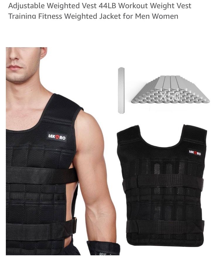 Lekaro - Adjustable Weighted Vest -Plates NOT included